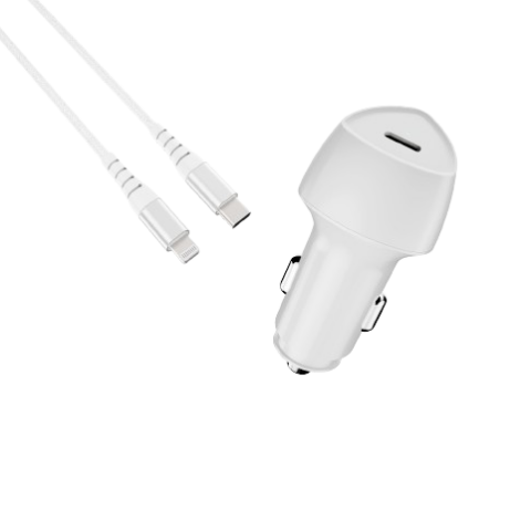 מטען רכב IPHONE מאושר אפל 20W